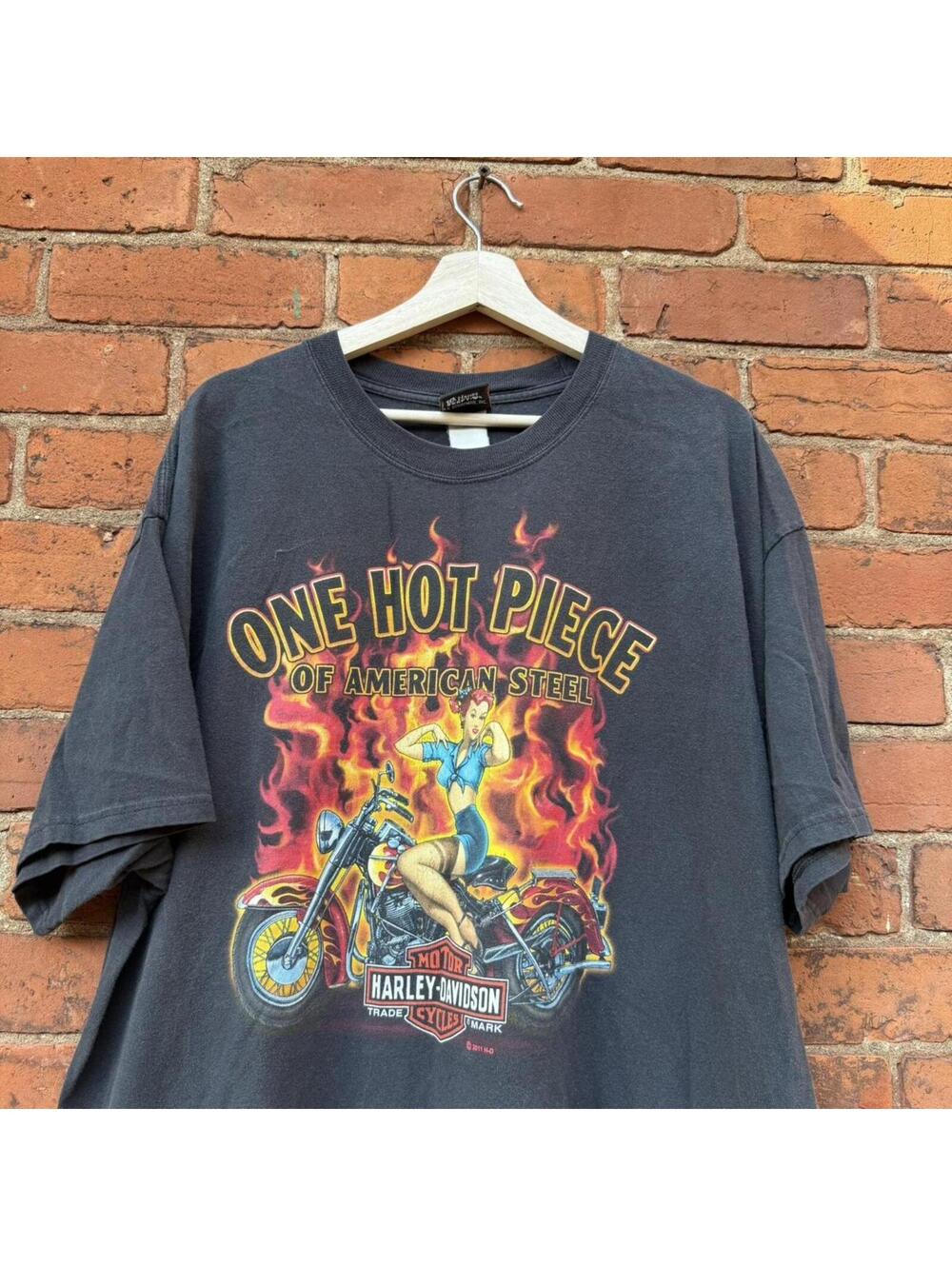 vintage Harley Davidson one hot piece Montreal t shirt 2011